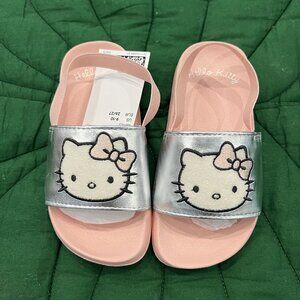 H&M Hello Kitty Toddler Girls 9 10 Pool Sandals Slides